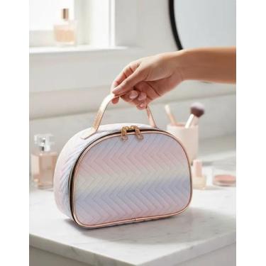 Imagem de Necessaire Feminina Maquiagem Cosméticos Bolsa Viagem - Clink