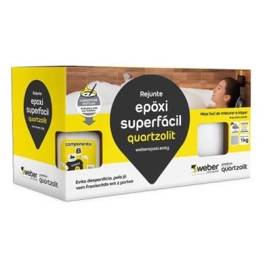 Imagem de Rejunte Epóxi Super Fácil 1kg Quartzolit Bege