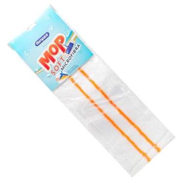 Imagem de Refil Limpeza Porcelanato Para Vassoura Mop 44 Cm Esfregão Microfibra 