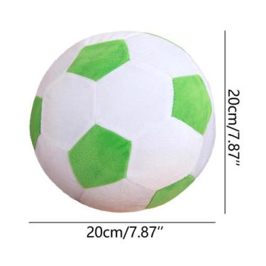 Imagem de Almofada de futebol de pelúcia Presente de brinquedo de futebol de pel
