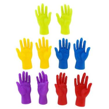 Imagem de 10pcs do romance dos fantoches do dedo e festa interessante do jogo co