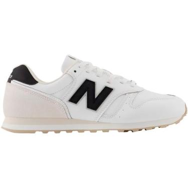 Imagem de Tenis masculino new balance 373 v2, Branco, Preto, 40