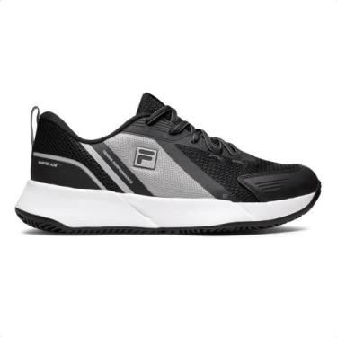 Imagem de Tênis Fila Master Ace Masculino, 39, Preto, Cinza