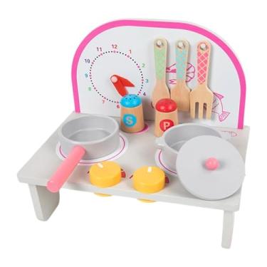 Imagem de Yunhgft Conjunto de Brinquedos de Cozinha Infantil, Dramatização, Presentes, Lembrancinhas para Festa, Simulação, Educacional, Pré-escolar, Artesanato Realist, Conjunto Rosa a