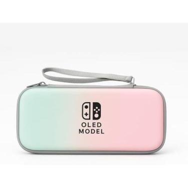 Imagem de Case Bag Para Switch Oled Com Zíper E Alça Cores Gradiente - Ly Haimei