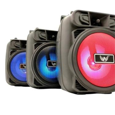 Imagem de Mini Caixa de Som Potente. Bluetooth, FM, Bateria Recarregável - Altom