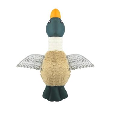 Imagem de Baoblaze Brinquedo para cães com guinchos Geese, suprimentos para animais de estimação, fofos com guinchos, enriquecimento, mastigação, brincadeira, Marrom Claro