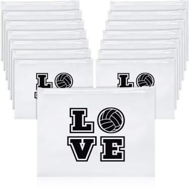 Imagem de Bolsa de maquiagem Saintrygo Bolsa de voleibol impermeável EVA 20x15cm