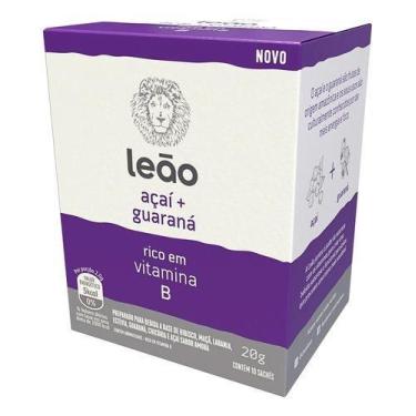 Imagem de Chá Vitamínico Leão Açaí E Guaraná 10 Sachês 20g Cada