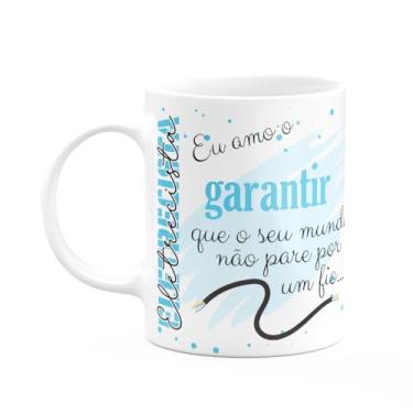 Imagem de JPS INFO, Caneca de Profissões - Sou Eletricista - 325ml