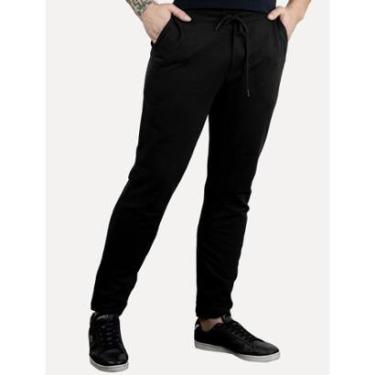 Imagem de Calça John John Moletom Masculina Regular Industry Co. Preta-Masculino