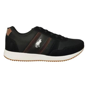 Imagem de Tênis Masculino Casual Polo Conforto Cadarços  L131