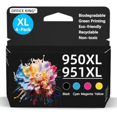 Imagem de Cartuchos de tinta 950XL 951XL 950 XL 951 XL Substituição para HP OfficeJet Pro 8100 8600 8610 8615 8620 8625 8630 251DW 276DW Plus Series.