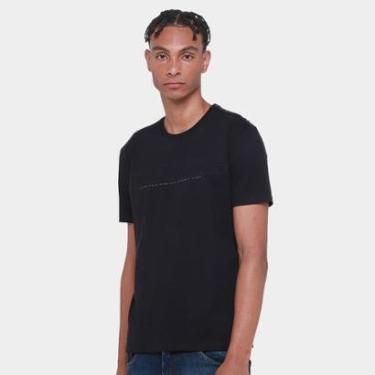 Imagem de Camiseta Calvin Klein Embossed Minimal Logo Masculina-Masculino