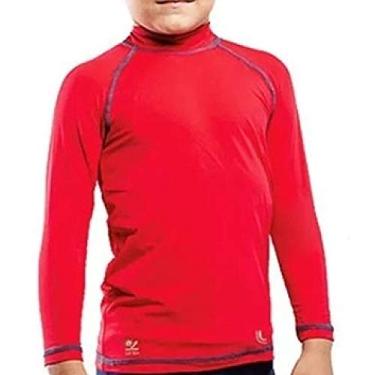 Imagem de T-Shirt Lupo Kids Uv 50+ Protection (Infantil) Tamanho: 06 | Cor: Vernelha
