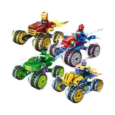 Imagem de Figuras De Blocos De Construção Mini Marvel Caixa Surpresa Homem-Aranh