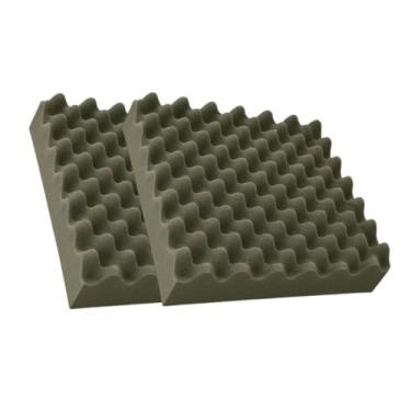 Imagem de Almofada Ortopédica Anti Escaras 44x44x4cm para Cadeira e Carro – Assento Confortável em Espuma Casca de Ovo (2 unidades Alveol)