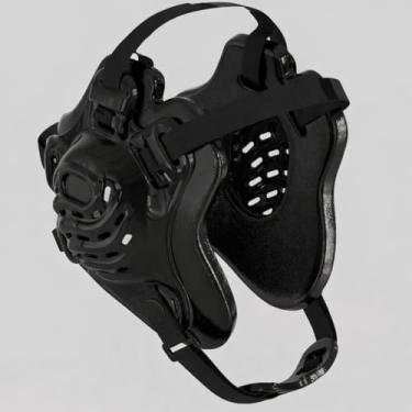 Imagem de Protetor de ouvido ajustável GCA Nelson Adult Wrestling Headgear Pro D1 | BJJ MMA Universal Fit (preto/preto/preto)