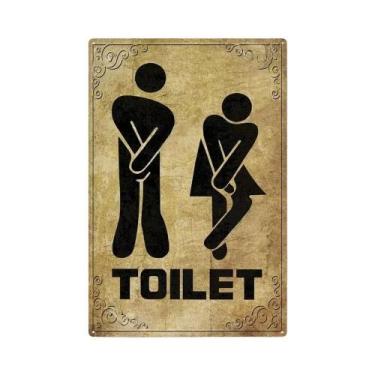 Imagem de Placa De Metal Vintage Para Banheiro, Arte De Parede Para Bar, Clube, 