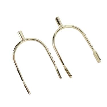 Imagem de Generic Esporas Jovens Cromadas Ultra Resistentes e Convenientes para Iniciantes Equestres, Remadas de Liga de Zinco para Meninas (Ouro)