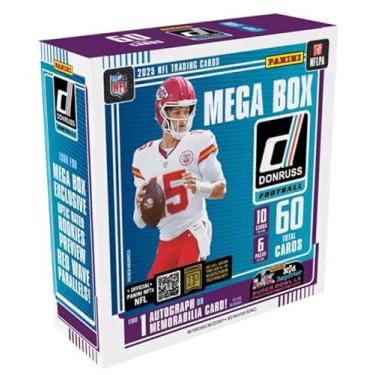 Imagem de 2025 Donruss Football Trading Cards Mega Box (60 Cards) (Downtown)