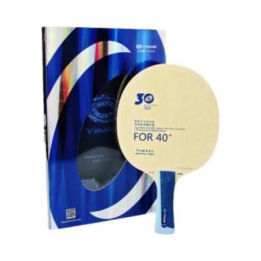 Imagem de Raquete Profissional De Tênis De Mesa Ofensiva Yinhe V14 pro 5 Madeira