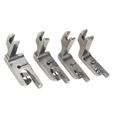 Imagem de GLOGLOW Calcador, Acessórios para Máquinas de Costura Com Fivela de Agulha Reta, para Máquinas de Costura Comuns, Inserção Elástica e Reparo Básico, Materiais de Aço Inoxidável