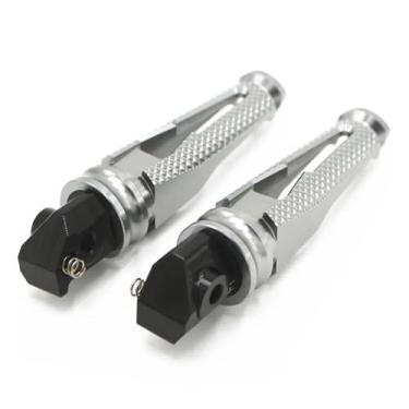 Imagem de Anti-derrapante Apoios para os pés para CBR600RR F5 CBR1000RR CBR600 CBR 600 RR 1000 F4 F4I Pedaleiras traseiras(Titanium)
