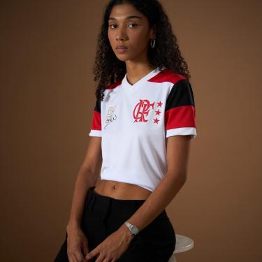 Imagem de Camisa Retrô Flamengo 81 Zico DRY Feminina-Feminino