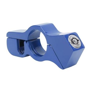 Imagem de aqxreight Trava do Guiador da Motocicleta - Trava de Freio Antirroubo de Liga de Alumínio Com Corrente - Ajuste Universal para Scooters, ATVs, Bicicletas de Rua - Proteção Segura do Acelerador e da