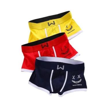 Imagem de Cuecas Boxer Masculinas De Algodão Respirável U-Convexo Confortáveis C