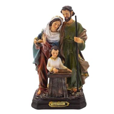 Imagem de Imagem Sagrada Família Importada Resina 21 Cm