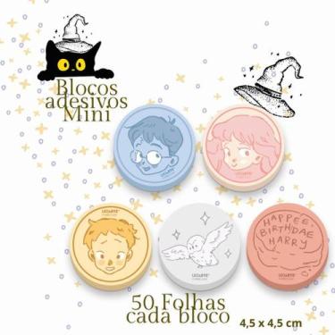 Imagem de Bloco Adesivo Harry Potter - Leo & Leo - 50 Folhas, Rosa
