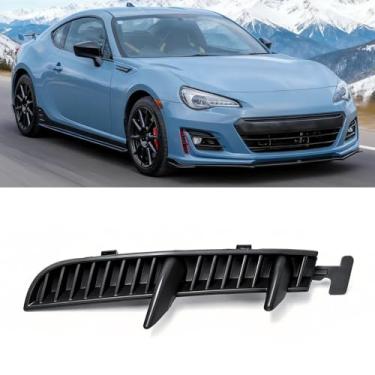 Imagem de Yumzeco Compatível com Subaru BRZ Fog Light Cover Insert 2017 2018 2019 2020, substitui para 57731CA460 substituição da moldura da lâmpada de neblina do lado dianteiro direito do passageiro, Subaru