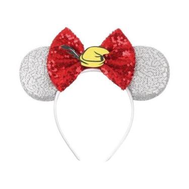 Imagem de Tiara De Lantejoulas Disney Dumbo Mickey Mouse Para Mulheres, Acessóri