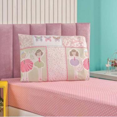 Imagem de Jogo De Cama Lençol Bouti Infantil Kids Solteiro 02 Peças - Ballet