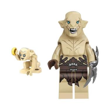 Imagem de Brinquedos De Blocos De Montar Em Forma De Bonecos Humanoides Miniatur