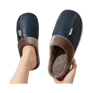 Imagem de Chinelos De Inverno Masculinos Em Tamanho Grande, Quentes E Macios, An