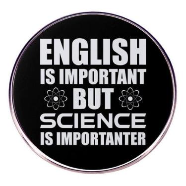 Imagem de Broche Pin Funny Science Black Alloy Lapel Badge - Yiweisai