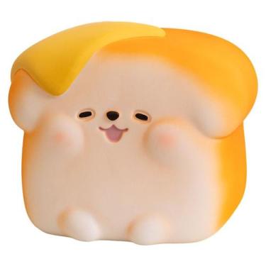 Imagem de Pão fofo para cães de desenho animado Money Bank em PVC 20x17x17cm par