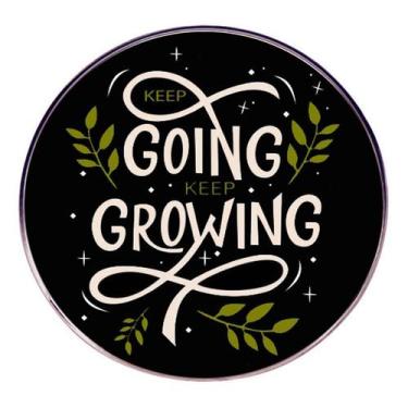 Imagem de Citação inspiradora de Brooch Pin Keep Going Keep Growing - Yiweisai