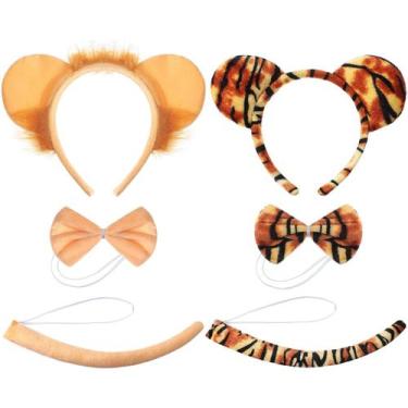 Imagem de Conjunto de fantasias Cindeer Animal Lion Tiger Zebra Giraffe Leopard