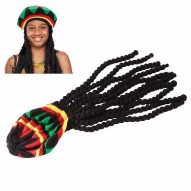 Imagem de Chapéu de peruca Dreadlocks Chapéu de boina de malha respirável Naroot