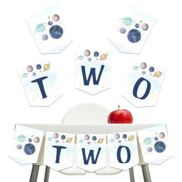 Imagem de Cadeira alta Banner Fangleland Two The Moon 2nd Birthday Blue