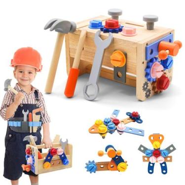 Imagem de Conjunto de ferramentas JadeLink Kids com cinto de ferramentas 39 unid