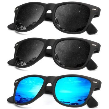 Imagem de Óculos de sol KALIYADI com acabamento fosco polarizado com bloqueio UV