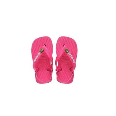 Imagem de Chinelo Baby Bandeirinha do Brasil Havaianas 021757 Cor:RosaTamanho:19