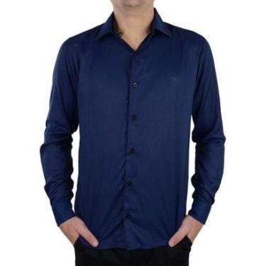 Imagem de Camisa Social Ogochi ML Essencial Slim Masculina-Masculino