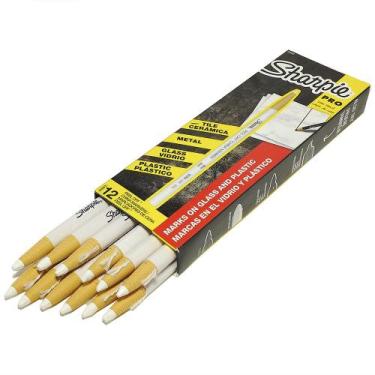 Imagem de Lapis Dermatografico Sharpie Pro Sobrancelha Olho Pele Vidro 12 unidad