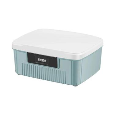 Imagem de Caixa De Armazenamento Plástica Portátil Com Fechadura Digital, Cofre 